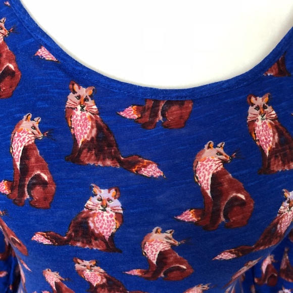 Anthropologie Postmark Blue Fox Top - Picture 5 of 6